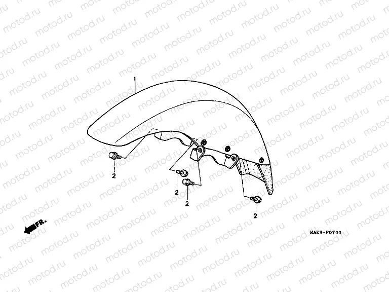 F-7 FRONT FENDER (1)