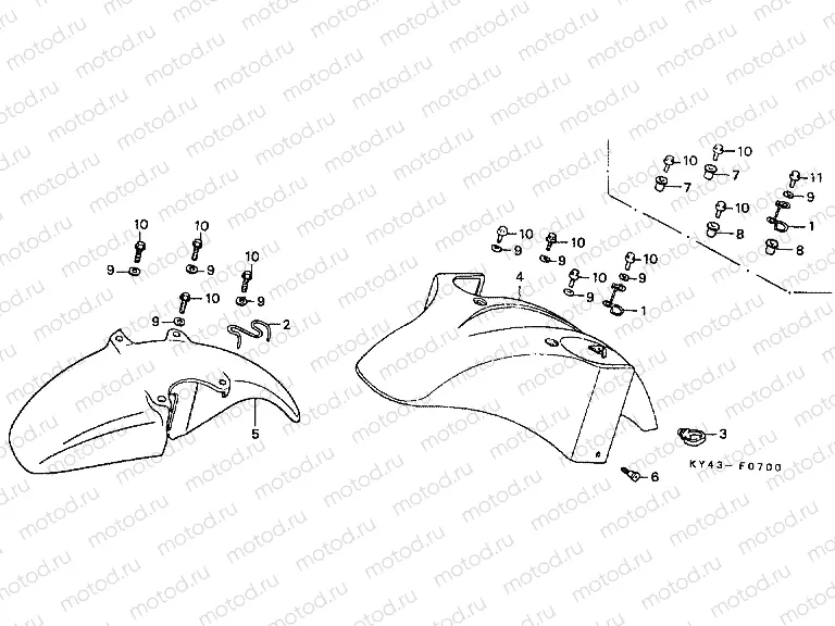 F-7 FRONT FENDER (1)