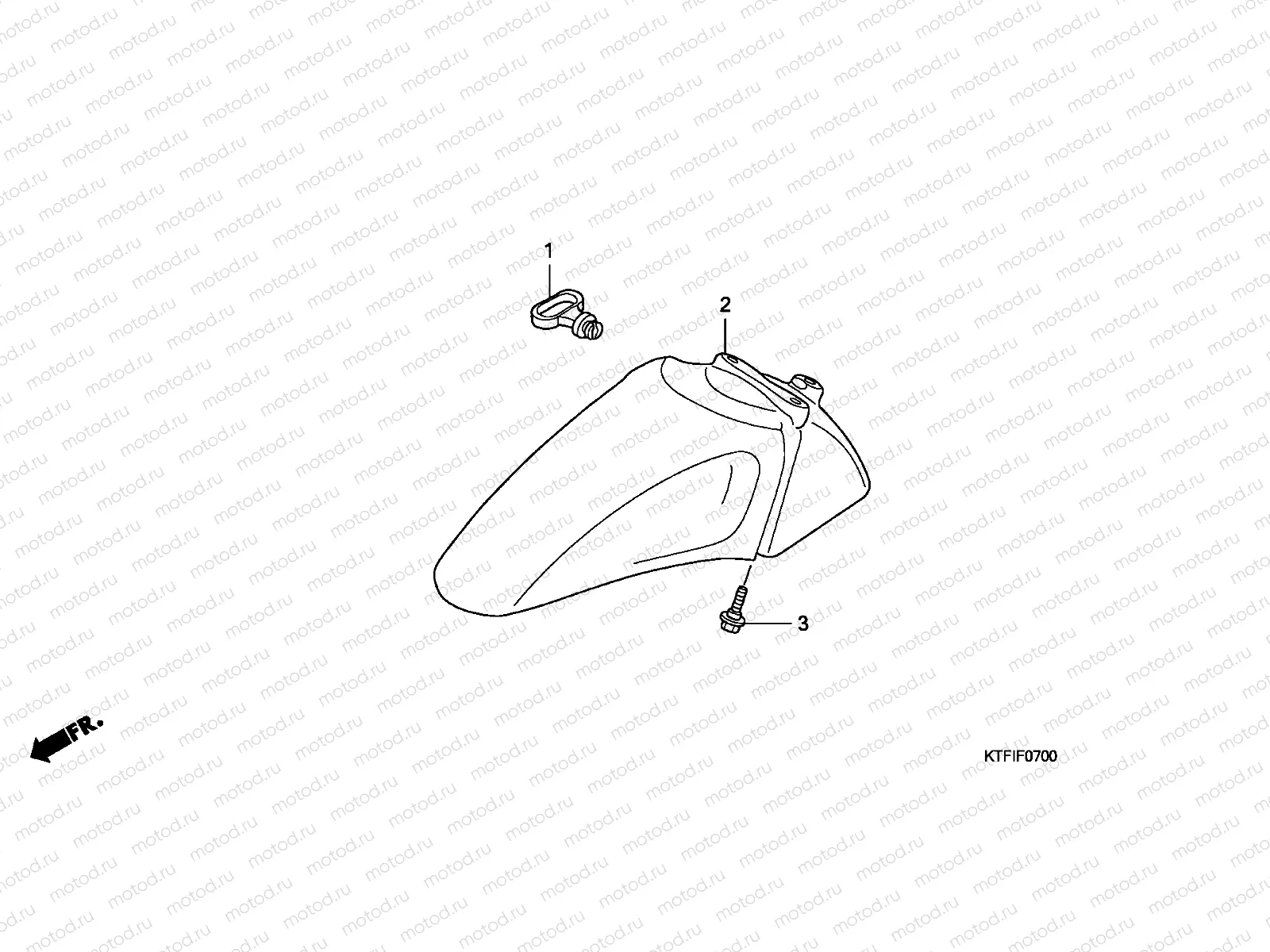 F-7 FRONT FENDER