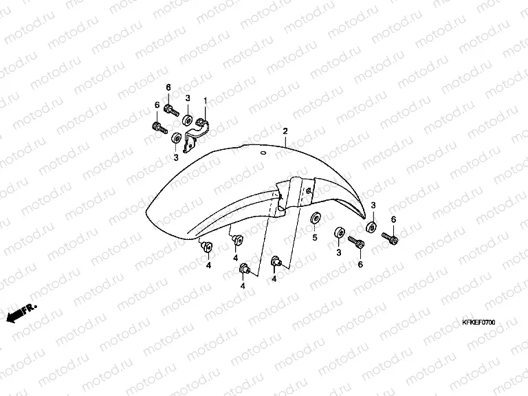 F-7 FRONT FENDER