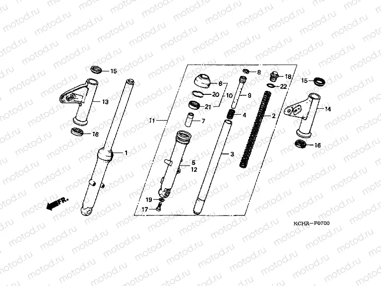 F-7 FRONT FORK