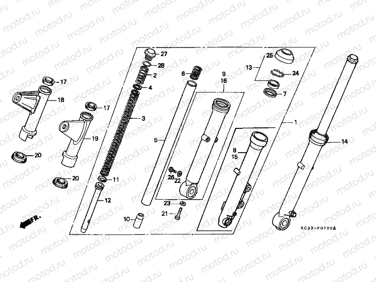 F-7 FRONT FORK