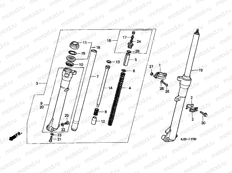 F-7 FRONT FORK