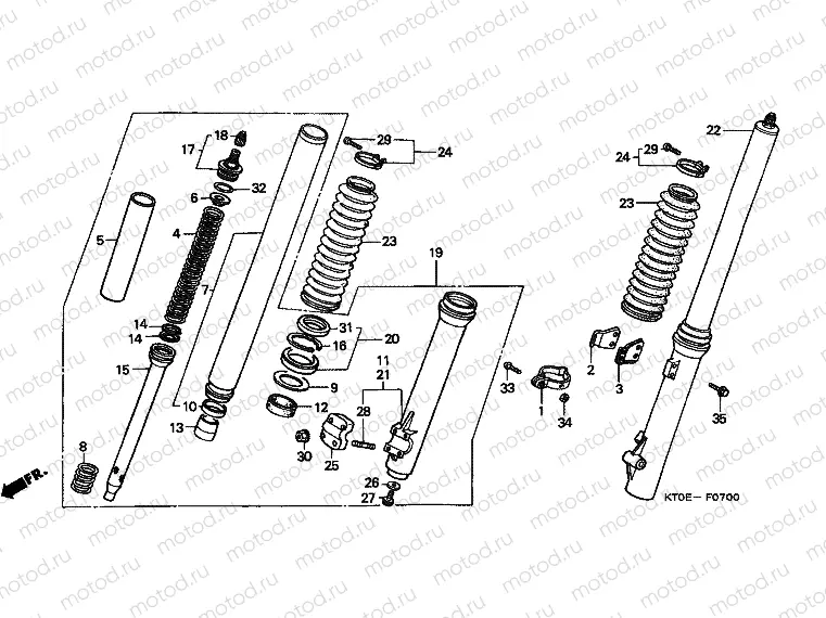 F-7 FRONT FORK