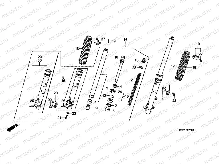 F-7 FRONT FORK