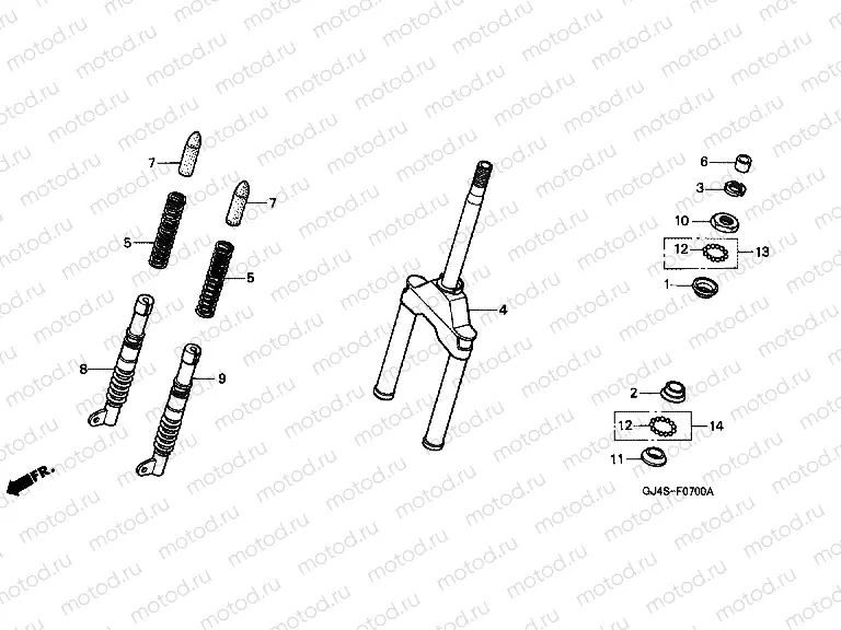F-7 FRONT FORK