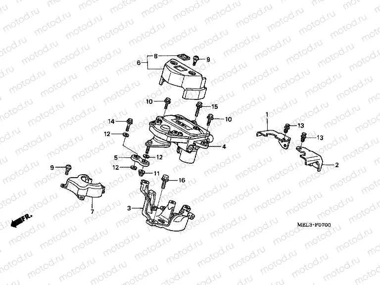 F-7 STEERING COLUMN SHOCK ABSORBER