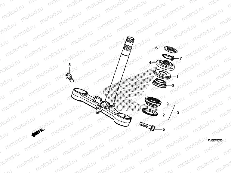 F-7 STEERING STEM