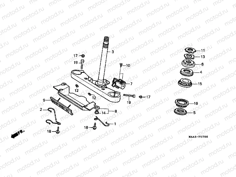 F-7 STEERING WHEEL (VT1100C)
