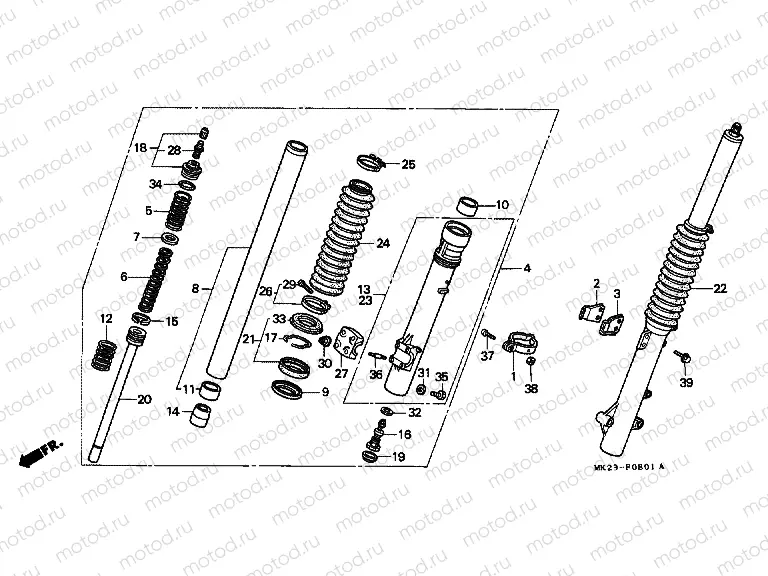 F-8-1 FRONT FORK