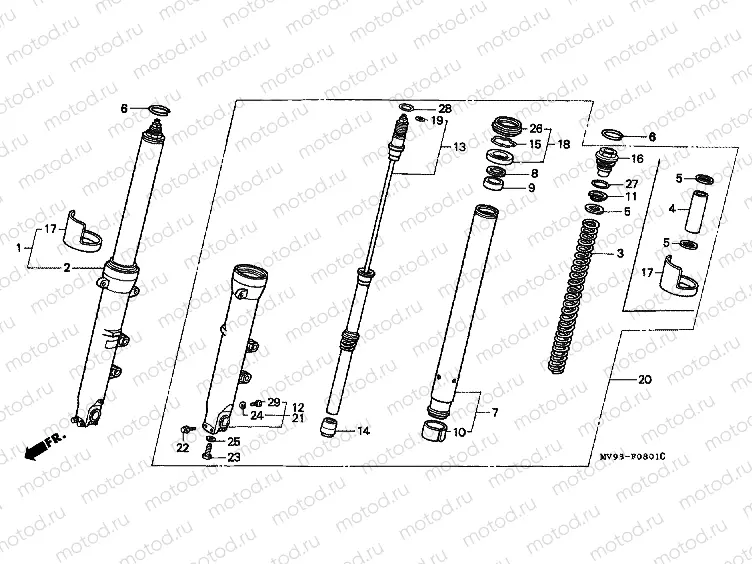 F-8-1 FRONT FORK (2)