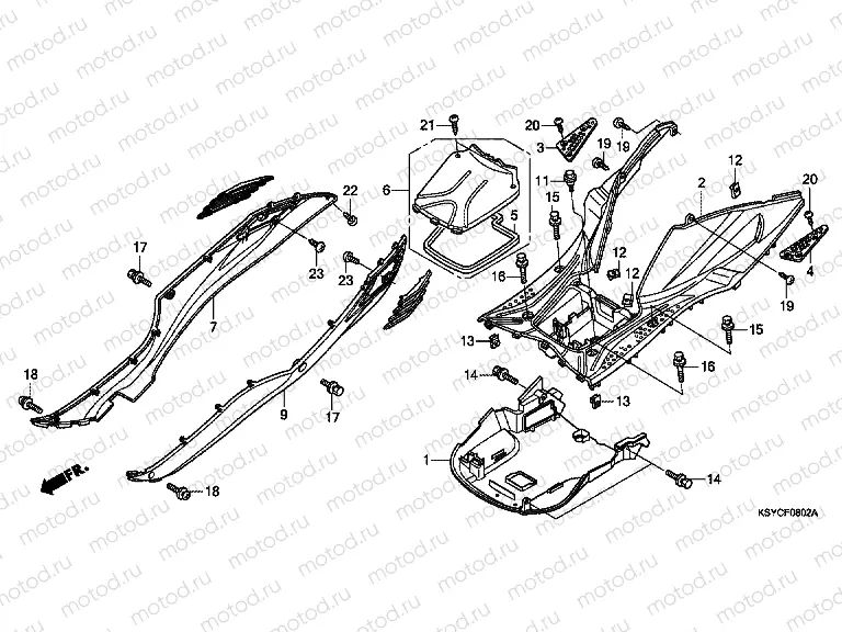 F-8-2 FLOOR PANEL (SC125A)