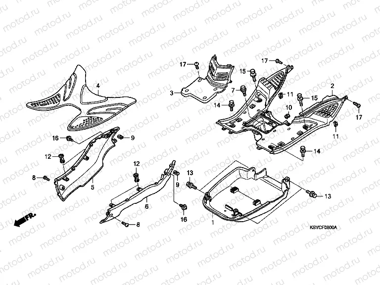 F-8 FLOOR PANEL (SC1255)