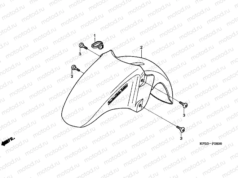 F-8 FRONT FENDERS