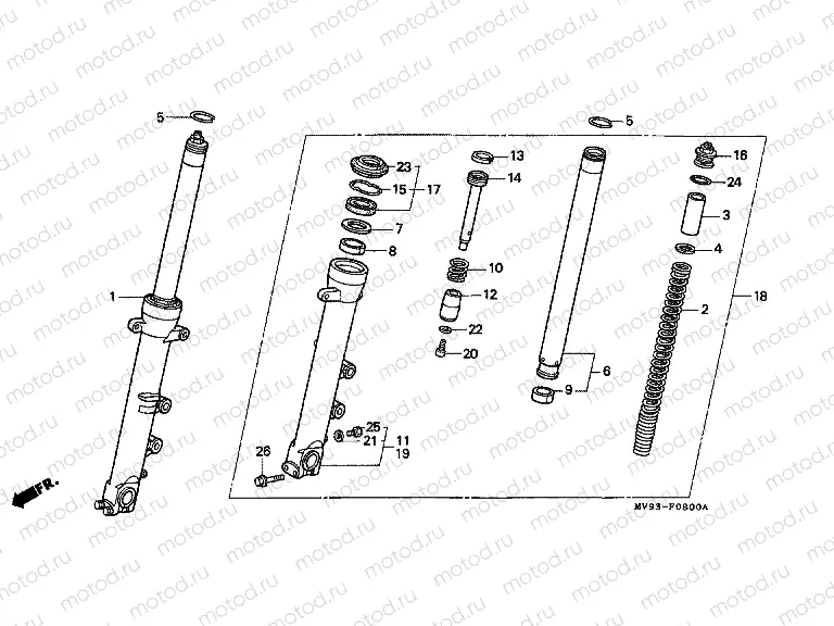 F-8 FRONT FORK (1)