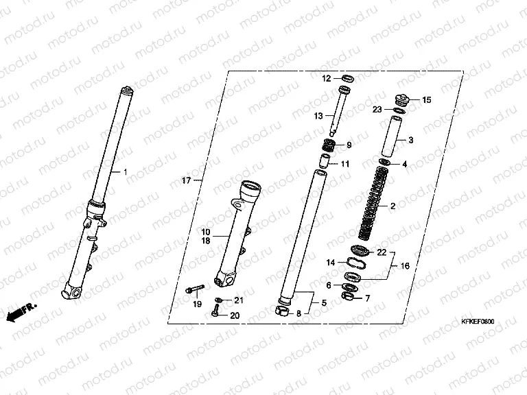 F-8 FRONT FORK