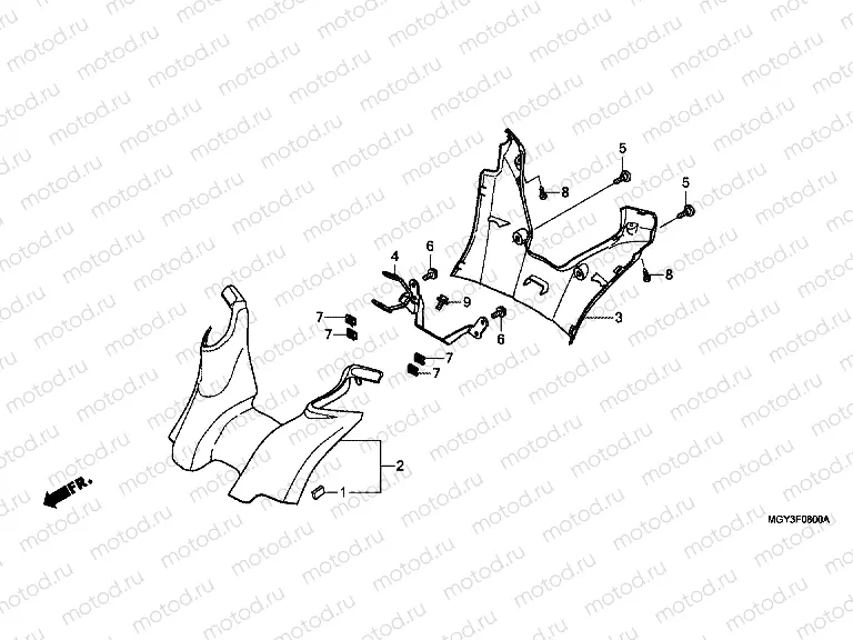 F-8 HANDLE COVER