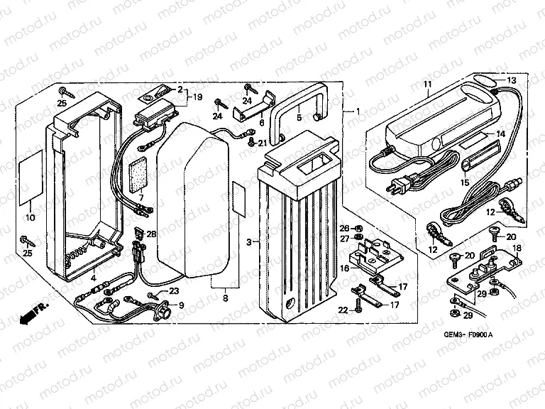 F-9 BATTERY / CHARGER UNIT