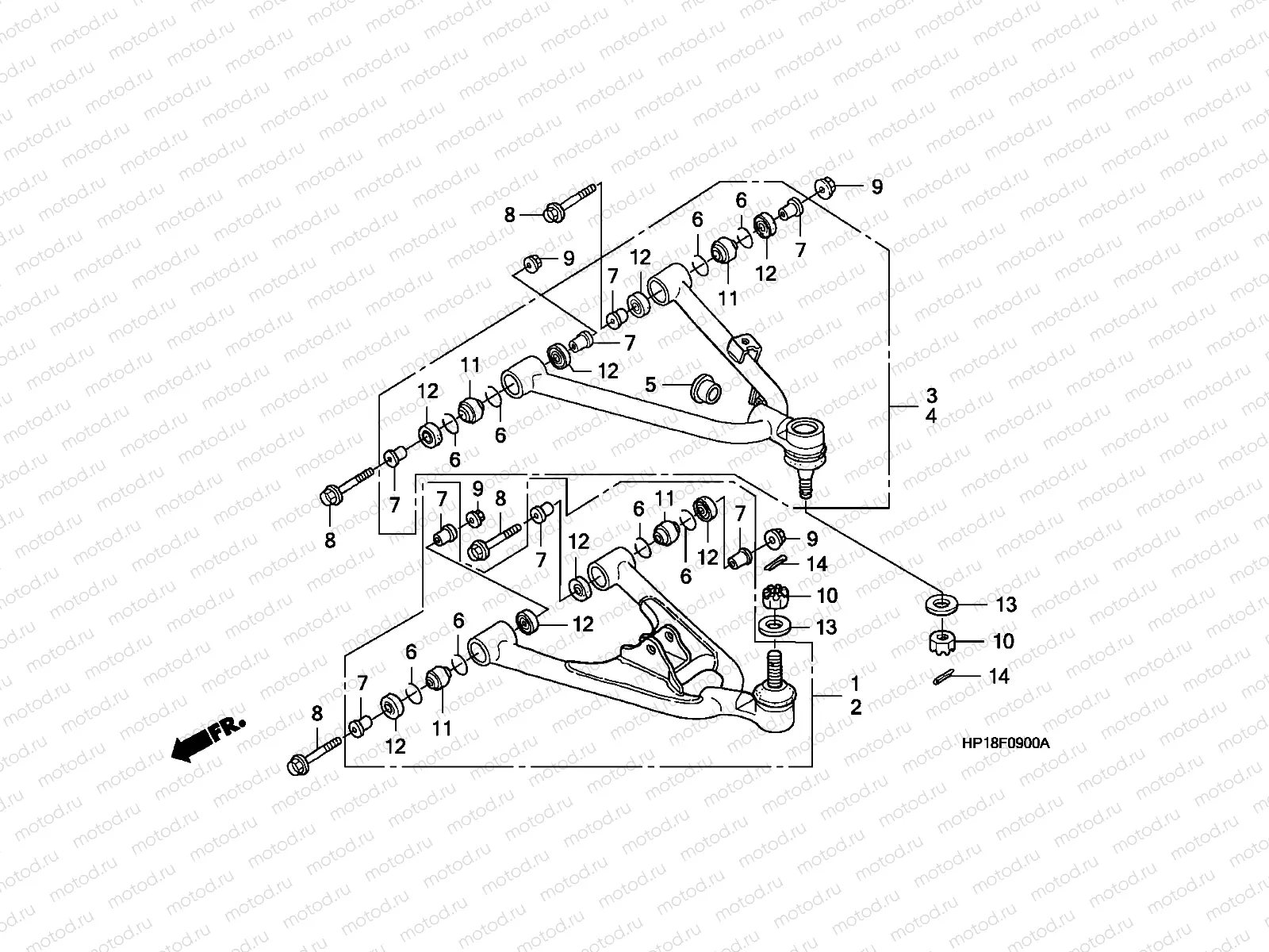 F-9 FRONT ARM