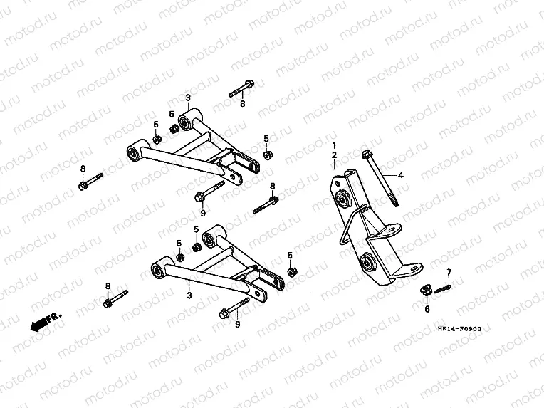 F-9 FRONT ARM