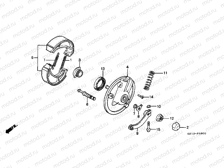 F-9 FRONT BRAKE PANEL (1)