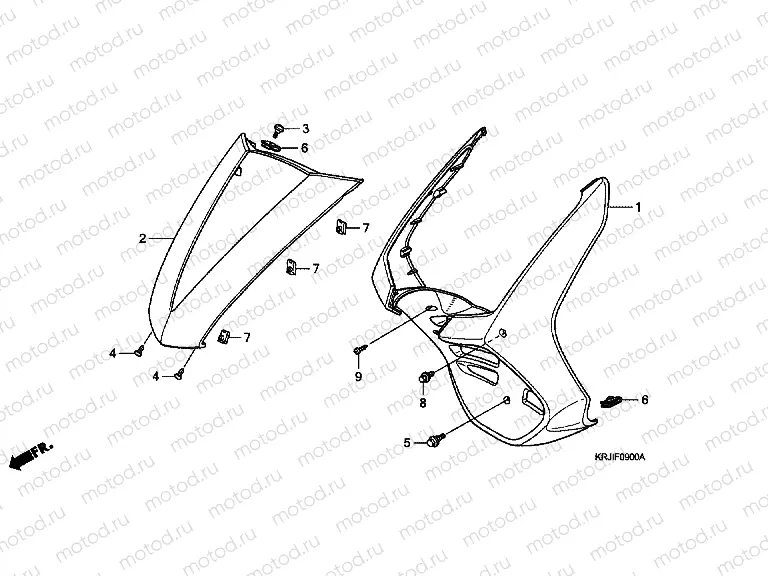 F-9 FRONT COVER (FES1253-5) (FES1503-5)