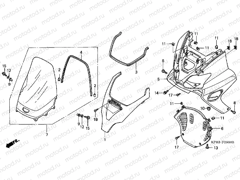 F-9 FRONT COVER (NSS2501 / NSS250A)