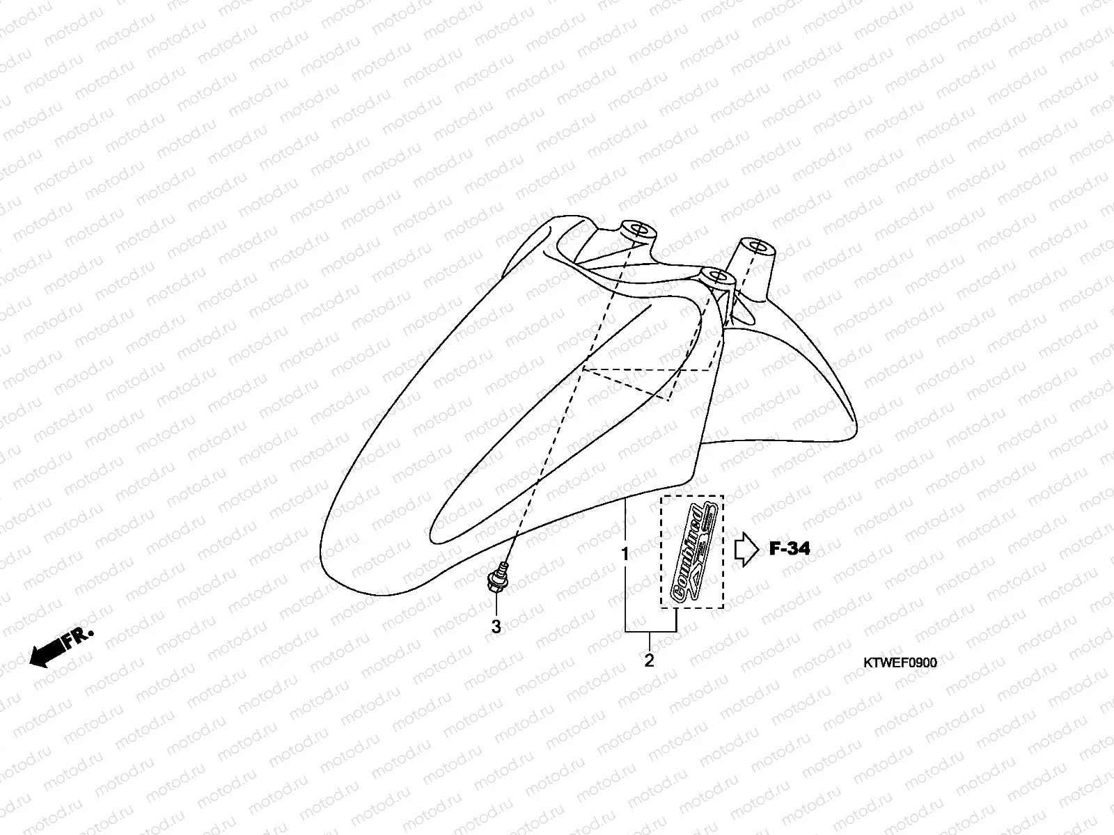F-9 FRONT FENDER