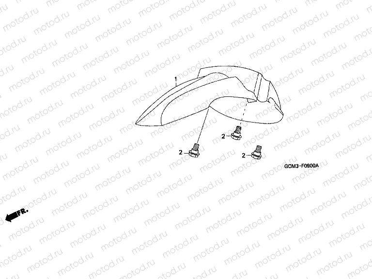 F-9 FRONT FENDER (2)