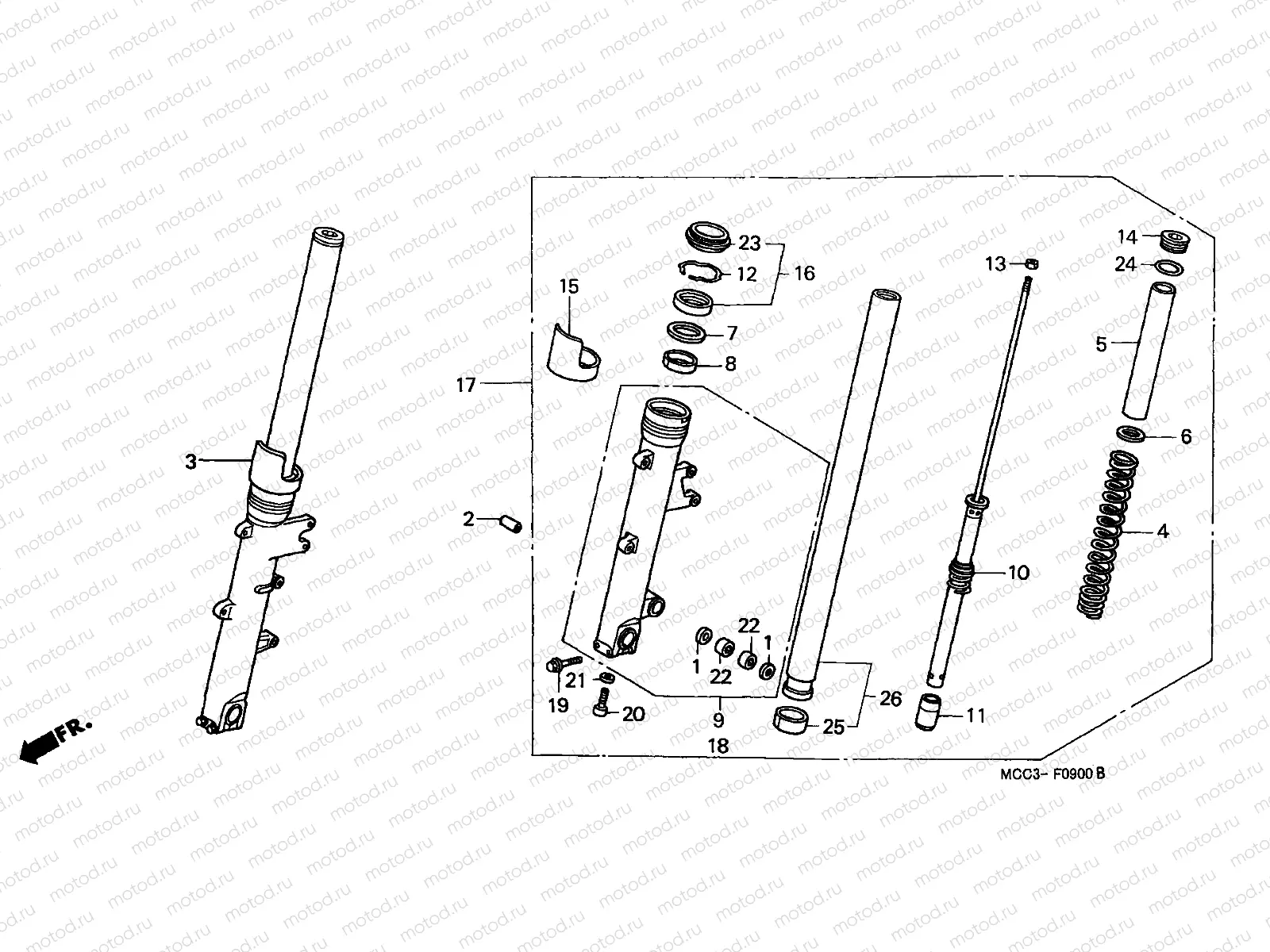 F-9 FRONT FORK