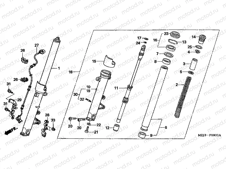 F-9 FRONT FORK