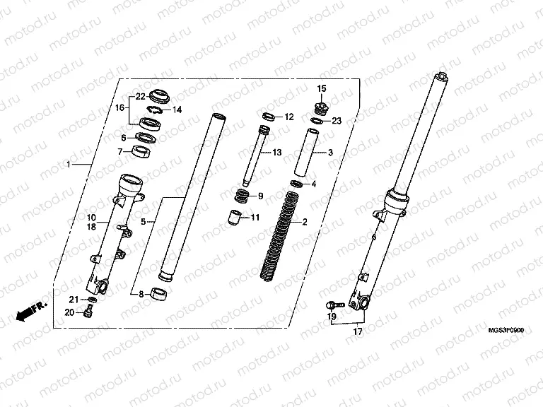 F-9 FRONT FORK