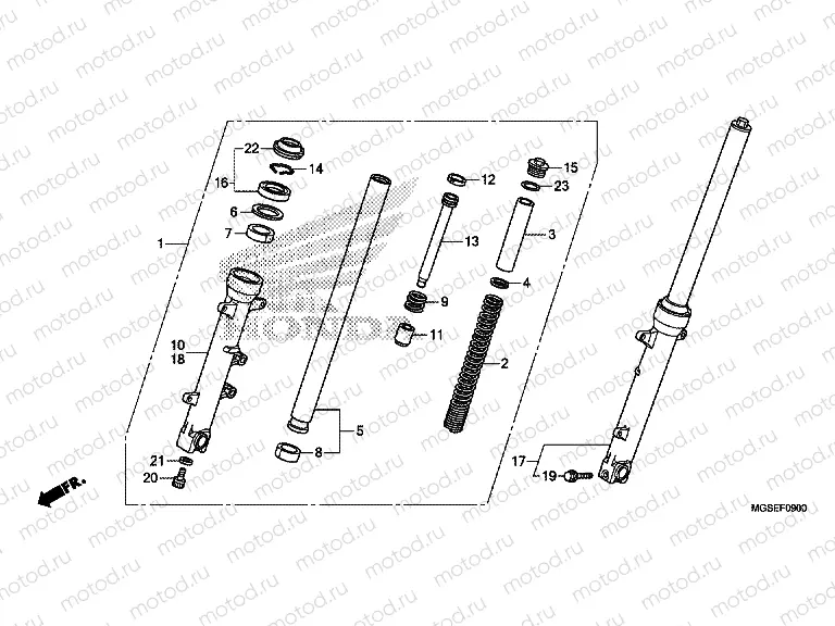 F-9 FRONT FORK