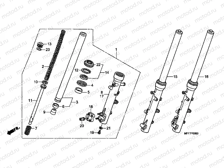 F-9 FRONT FORK