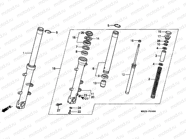 F-9 FRONT FORK