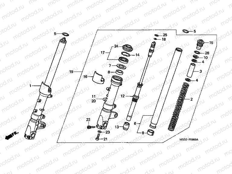 F-9 FRONT FORK