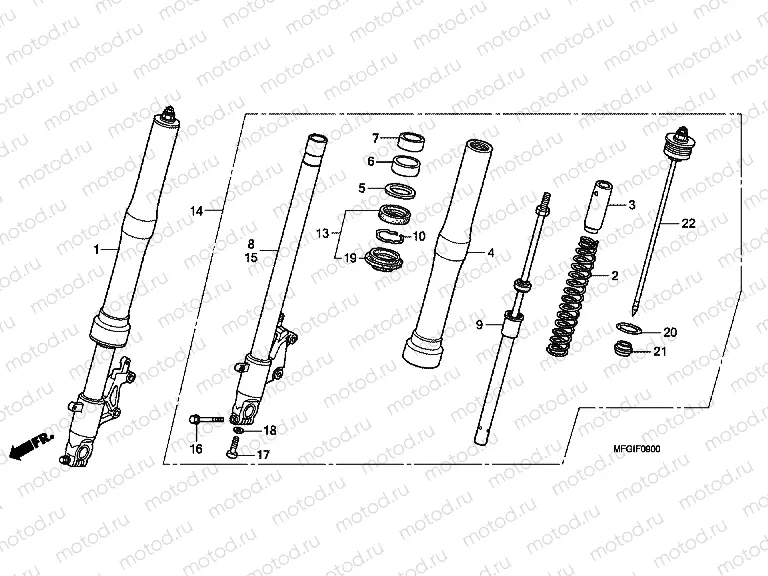 F-9 FRONT FORK