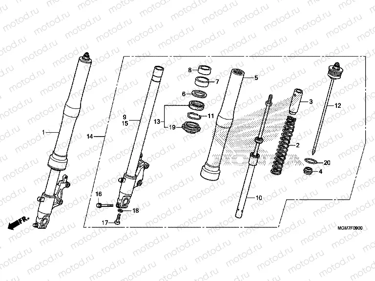 F-9 FRONT FORK