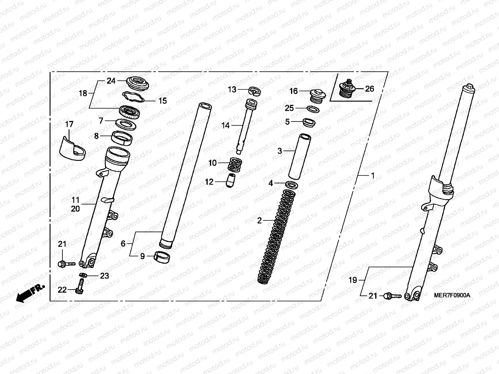 F-9 FRONT FORK