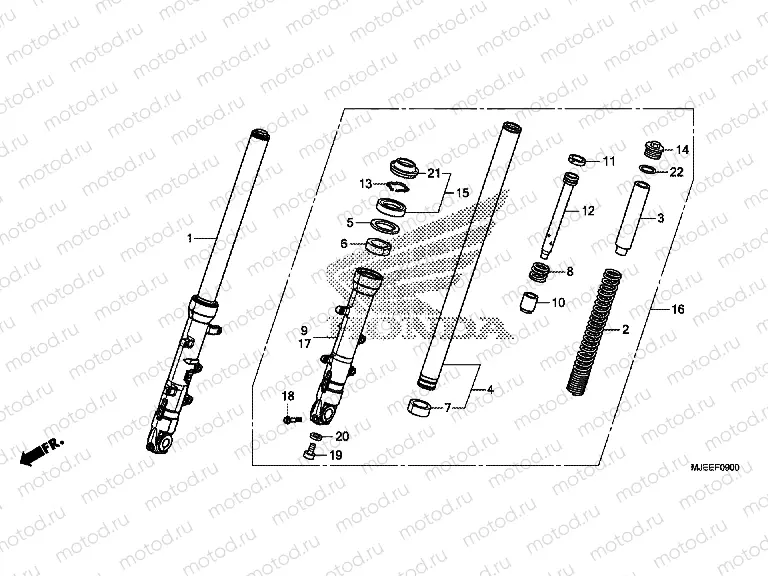 F-9 FRONT FORK