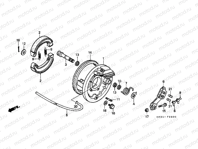 F-9 REAR BRAKE PANEL (1)