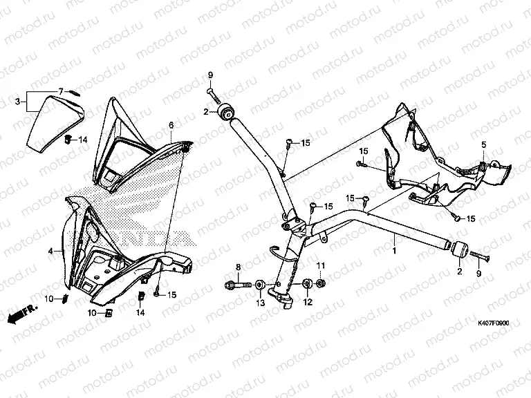 F-9 STEERING HANDLE / HANDLE COVER