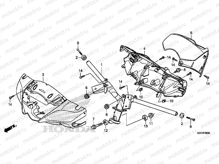 F-9 STEERING HANDLE / HANDLE COVER