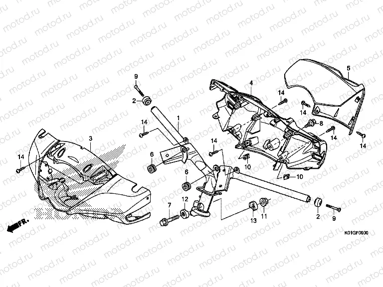 F-9 STEERING HANDLE / HANDLE COVER