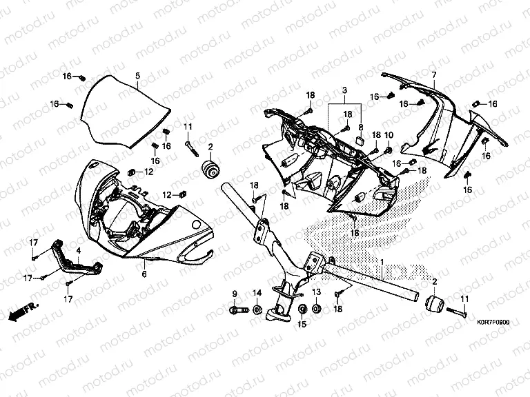 F-9 STEERING HANDLE & HANDLE COVER
