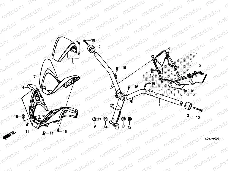 F-9 STEERING HANDLE / HANDLE COVER