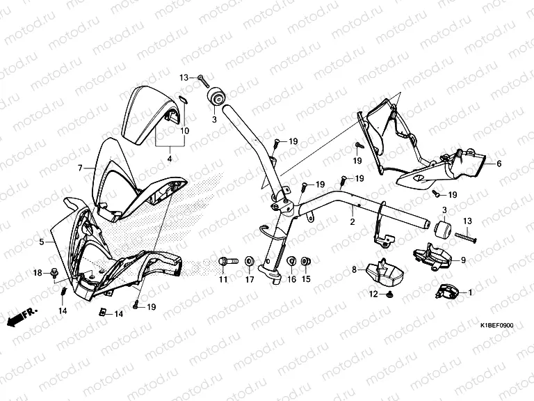 F-9 STEERING HANDLE/HANDLE COVER