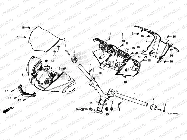 F-9 STEERING HANDLE/HANDLE COVER