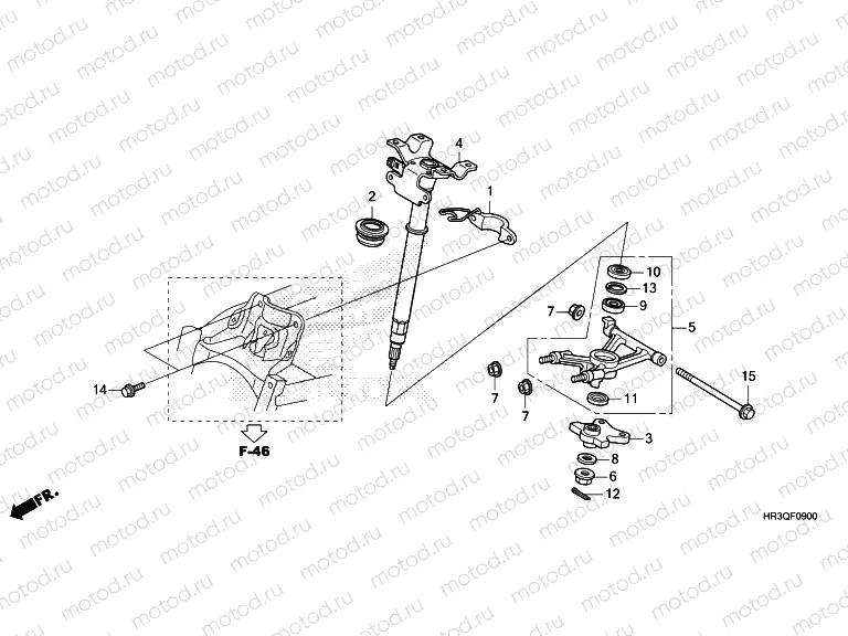 F-9 STEERING SHAFT