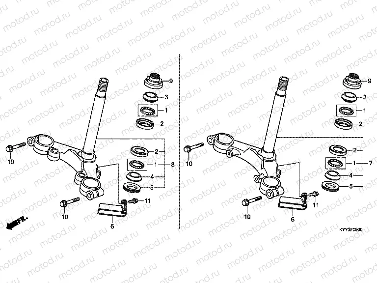 F-9 STEERING STEM (1)